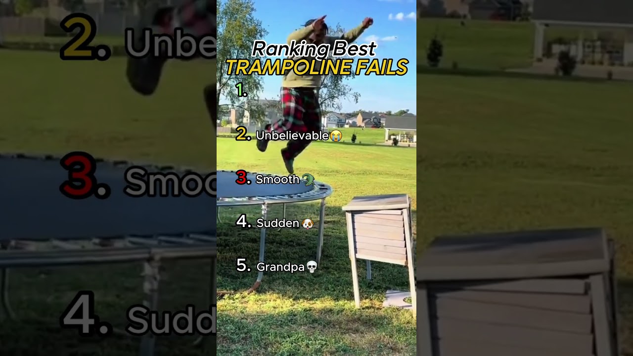 Ranking Best Trampoline Fails Trends!!