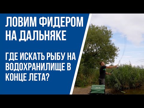 Как ловить  фидером на водохранилище на дальней дистанции. Лещ и плотва