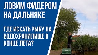 Как ловить  фидером на водохранилище на дальней дистанции. Лещ и плотва