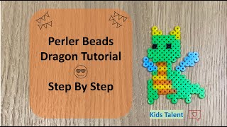 Perler Beads Dragon Tutorial for Kids