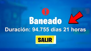 Intenté Ser BANEADO Durante 24 Horas en Fortnite...