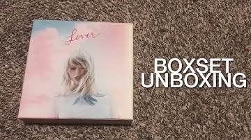 Taylor Swift LOVER BOXSET unboxing
