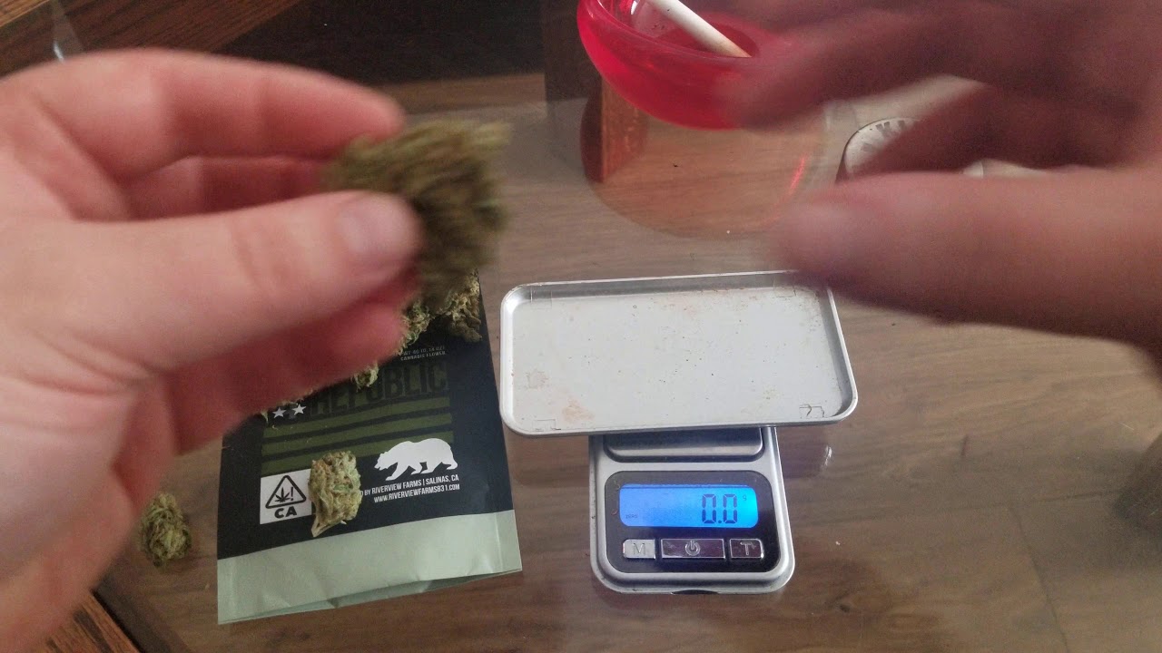 Review of 4 Republic 8th of hybrid gorilla glue flower..