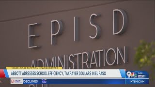 Abbott calls out EPISD finances as enrollment declines