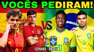 🔥CONFIRMADO! BRASIL X ESPANHA VÃO SE ENFRENTAR EM AMISTOSO EPICO! (SAIBA QUANDO VAI SER)😱