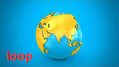 World Map Turns Into a Globe | Motion Graphics - Videohive template