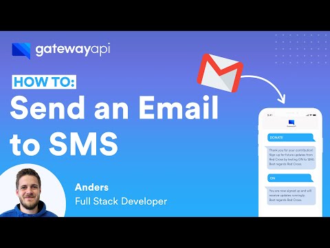 Video: Sådan Sender Du Sms Via E-mail