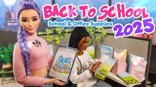 DIY Back to School and Office Supplies 2025 for Barbie | Free Printables to Color