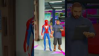 GTA5. SPIDERMAN NE DIYA IRONMAN KO BIRTHDAY GIFT 🎁 SUPER CAR #gta5 #gta #shortsfeed #shortvideo