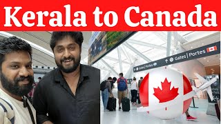 Kerala to Canada 🇨🇦 | Cochin - Delhi - Toronto | Canada Malayalam Vlogs | Dhyan Sreenivasan