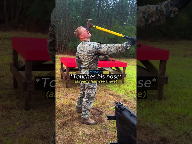 When Marines Attempt a Challenge 😂 Video Thumbnail