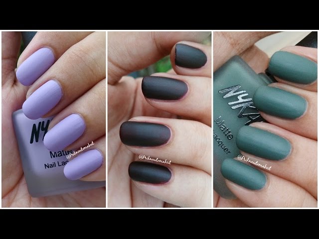 Ahoy! Nails!!: Nykaa Pop Nail Enamel - Black Licorice No.84 Swatch & Review