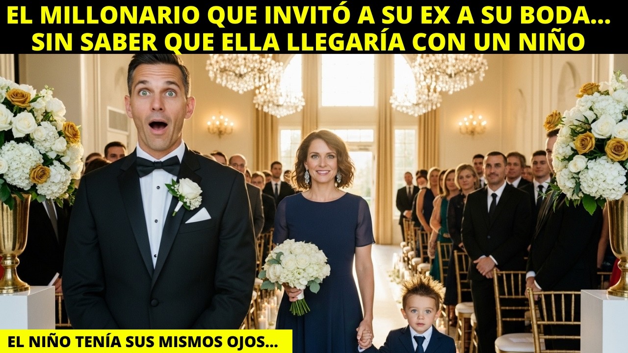 EL MILLONARIO QUE INVITÓ A SU EX A SU BODA… SIN SABER QUE ELLA LLEGARÍA CON UN NIÑO