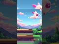 ぴょんぴょんバニー、ピコピコ大冒険!Bunny Hop Arcade Dash! #shorts #aianimation #8bit
