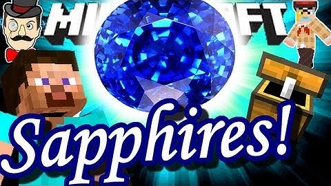 Minecraft SAPPHIRE Mod! Epic New Ore!