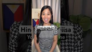Learn Tagalog: Hindi ka nag-iisa | Filipino Lesson #philippines #tagalog #filipino