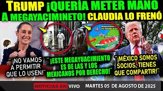 ACABA DE PASAR! TRUMP QUIERÍA METERLE MANO A MEGAYACIMIENTO MÉXICO ¡CLAUDIA LO FRENÁ AHORA!
