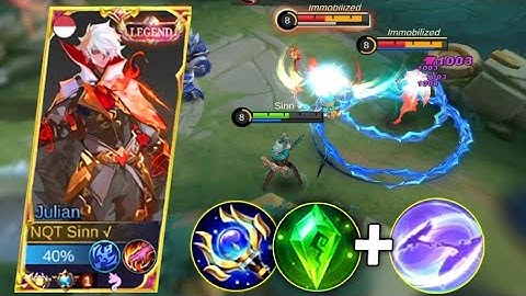 TUTORIAL BUILD JULIAN 2023 | BEST COMBO | EASY KILL🔥 TOP GLOBAL JULIAN MOBILE LEGEND BANG BANG