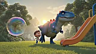 Dinosaur At The Window | Fun Dinosaur Song for Kids | PoppyBox Kids Songs