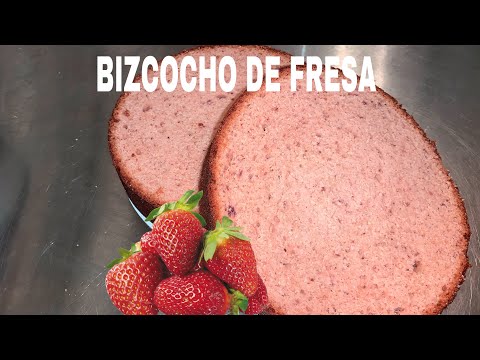 Video: Cómo Hacer Un Bizcocho Americano De Fresas