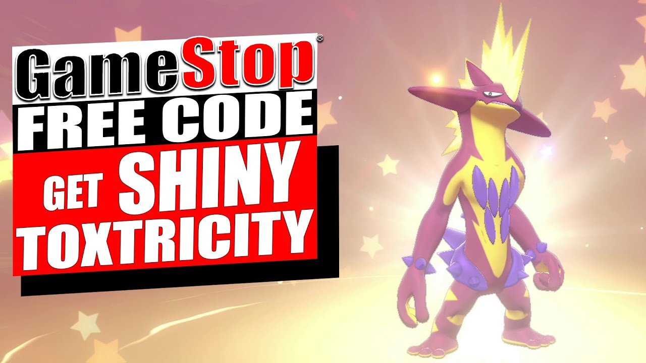 Free Shiny Toxtricity Code Gamestop Youtube