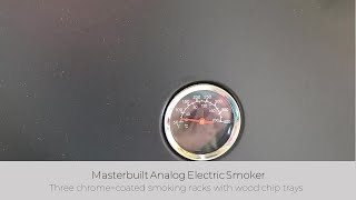 In Hand Review of Masterbuilt MB20070210 Analog Electric Smoker with 3 Smoking Racks
