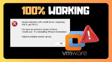 Version Mismatch With VMx86 driver VMx86 sys VMDB Error 14 In VMware Workstation-SOLVED