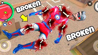 I Broked 206 Bones of Superhero in Los Santos | Rope Hero Vice Town | Gta V | Gamer Blasty screenshot 4