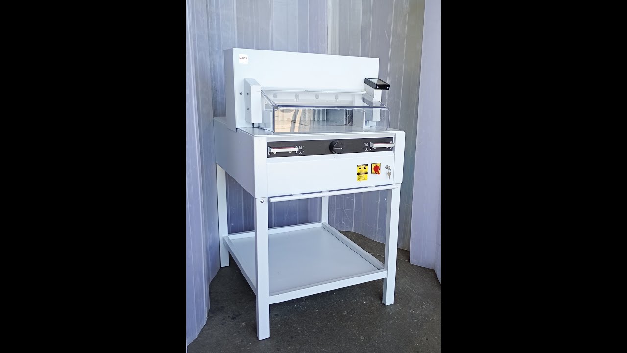 中古]マイツ 断裁機CE-4855（2022年4月製）(4855-0213) 動作確認動画