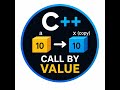 C++ Call by Value Made Simple 🔥 | With Swapping Example#CPlusPlus #CPP #CallByValue