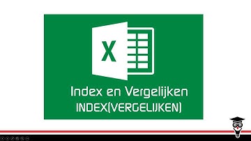 Index(Vergelijken) Excel Functie - Click and Know