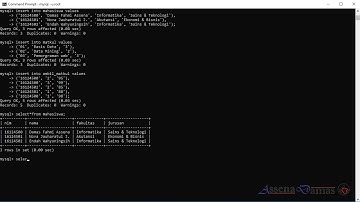 Membuat Tabel Relasi Database MySQL dengan CMD dan XAMPP