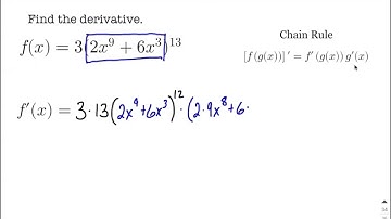 Differentiate a composition of functions polynomial inside a power function using the chain rule