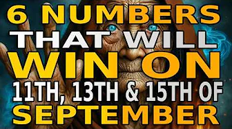 6 Lucky Numbers to FOCUS and GET RICH on  , 5TH ,  7TH and 9TH, SEPTEMBER 2025