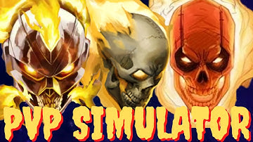 Marvel Puzzle Quest: PVP SIMULATOR  GHOST RIDER TEAM  BEST BUILDS + COMBOS | (GIMMICK TEAM ONLY)