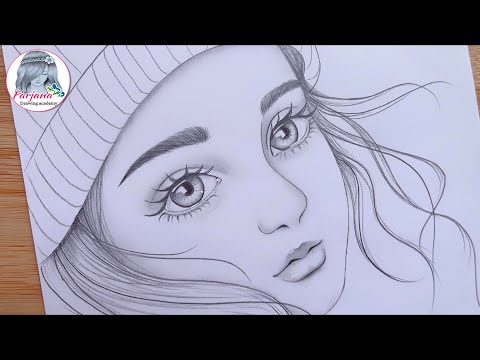 Tutorial feminino  Art drawings sketches, Pencil art drawings, Face drawing