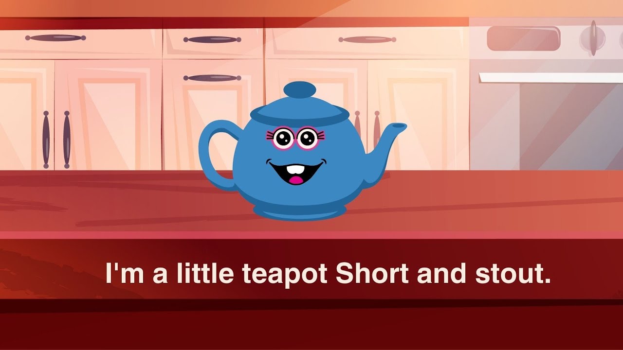 I'm a little teapot poem |minikidzhub| - YouTube