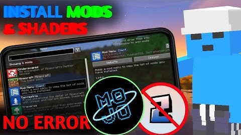 How to install Mods and Shaders in Mojo Launcher || Full Tutorial || Step by Step || No Error