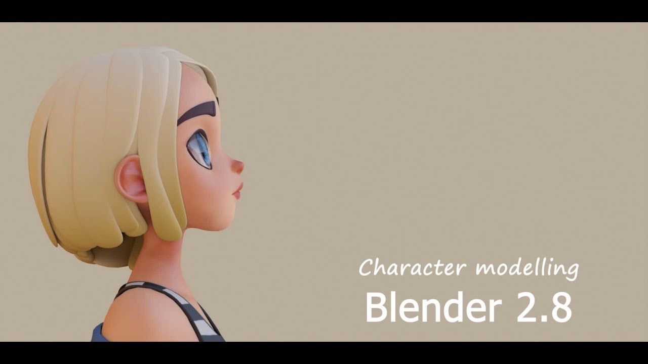 køber om Vis stedet Blender 2.8 Animation Character Modelling - Time lapse - YouTube