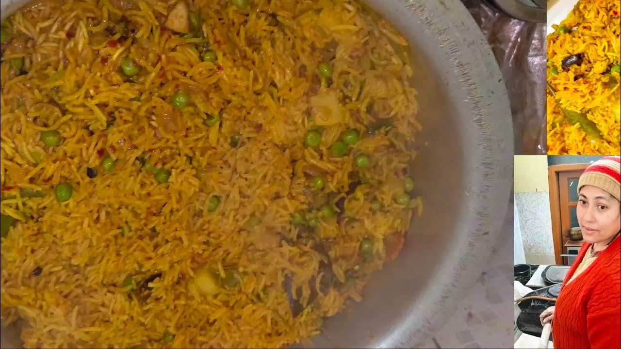 Mushroom Veg Pulao Recipe 🔥🤤 | Easy & Tasty Recipe 😋