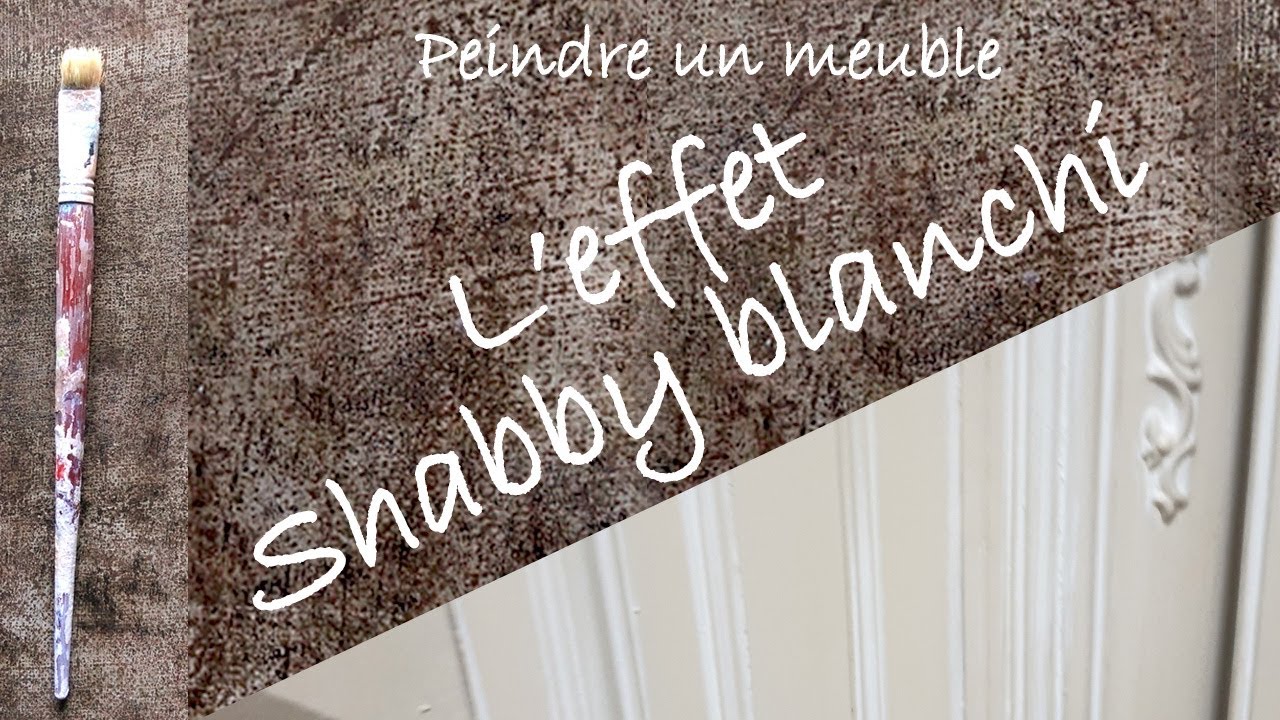 Peindre des meubles : l'effet shabby blanchi.
