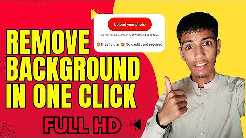 Remove Background in ONE CLICK | 100% Free Website | Full HD Background Remover 2025