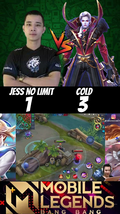 Jess no limit vs Cold (1v1 by alu) Top 1 alucad who will be win🔥 #jessnolimit #alucard #mlbb #shorts