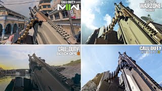 The Evolution Of RAAL MG - Weapon Inspections And Reloading Animations In COD Games! (2021-2024)