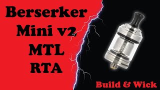 BSKR Mini v2 MTL RTA - Building & wicking طريقة بناء برزركر ميني الاصدار الثاني