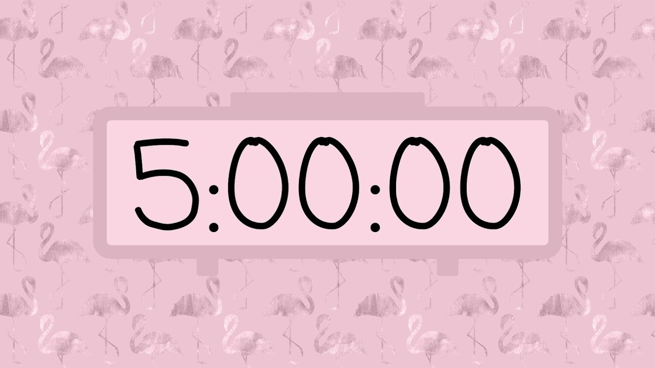 ⏳ 5-Hour Countdown Timer – Stay Focused & Productive 🎯 | No Distractions!