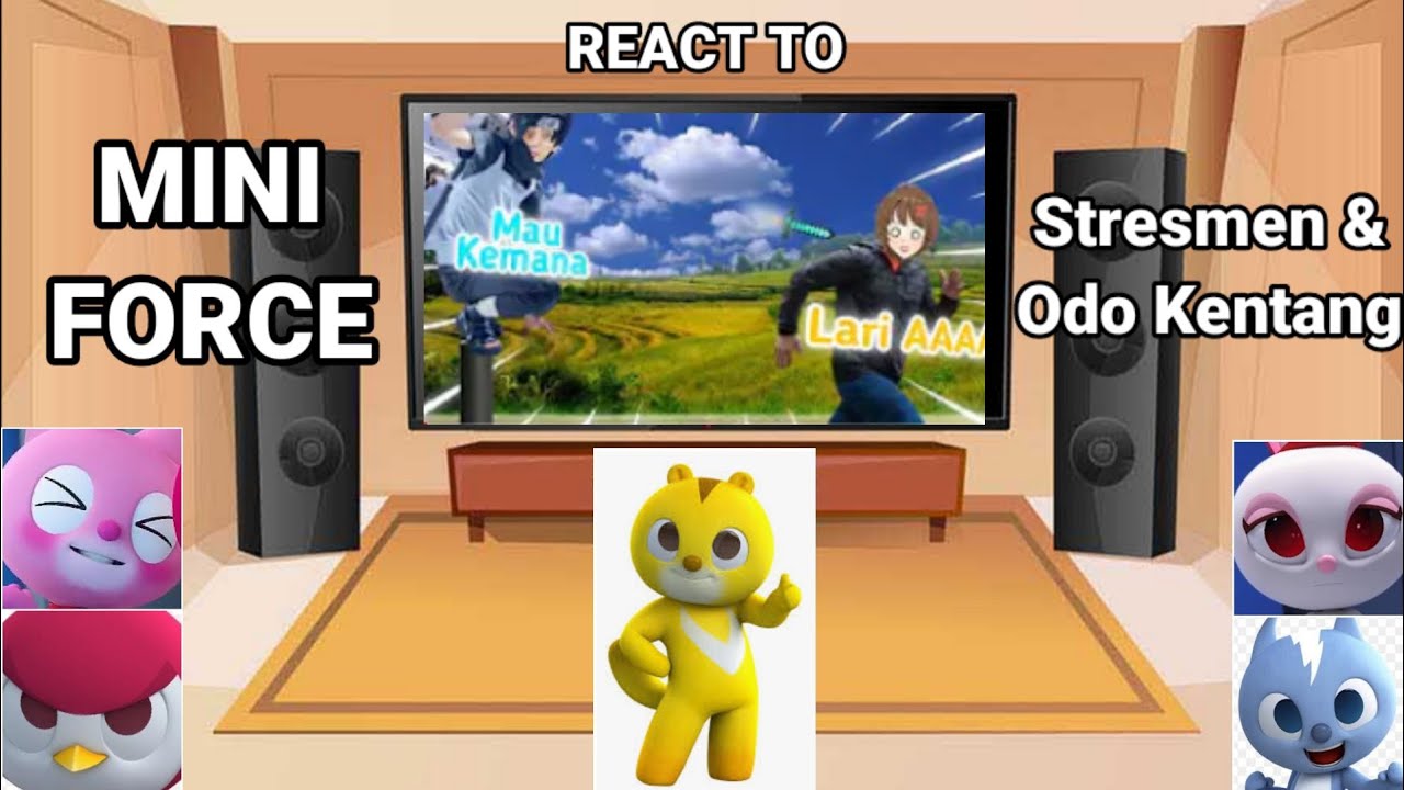 mini force react to @Stresmen dan @OdoKentang | gacha club | pt. 4