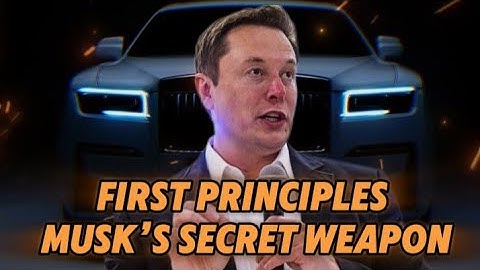 "Elon Musk’s Secret to Success | Mastering First Principles Thinking"