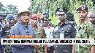 WATCH: HOW GUNMEN K!LLED POLICEMEN, SOLDIERS IN IMO STATE