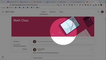 STUDENT VIEW: Show the class description in Google Classroom